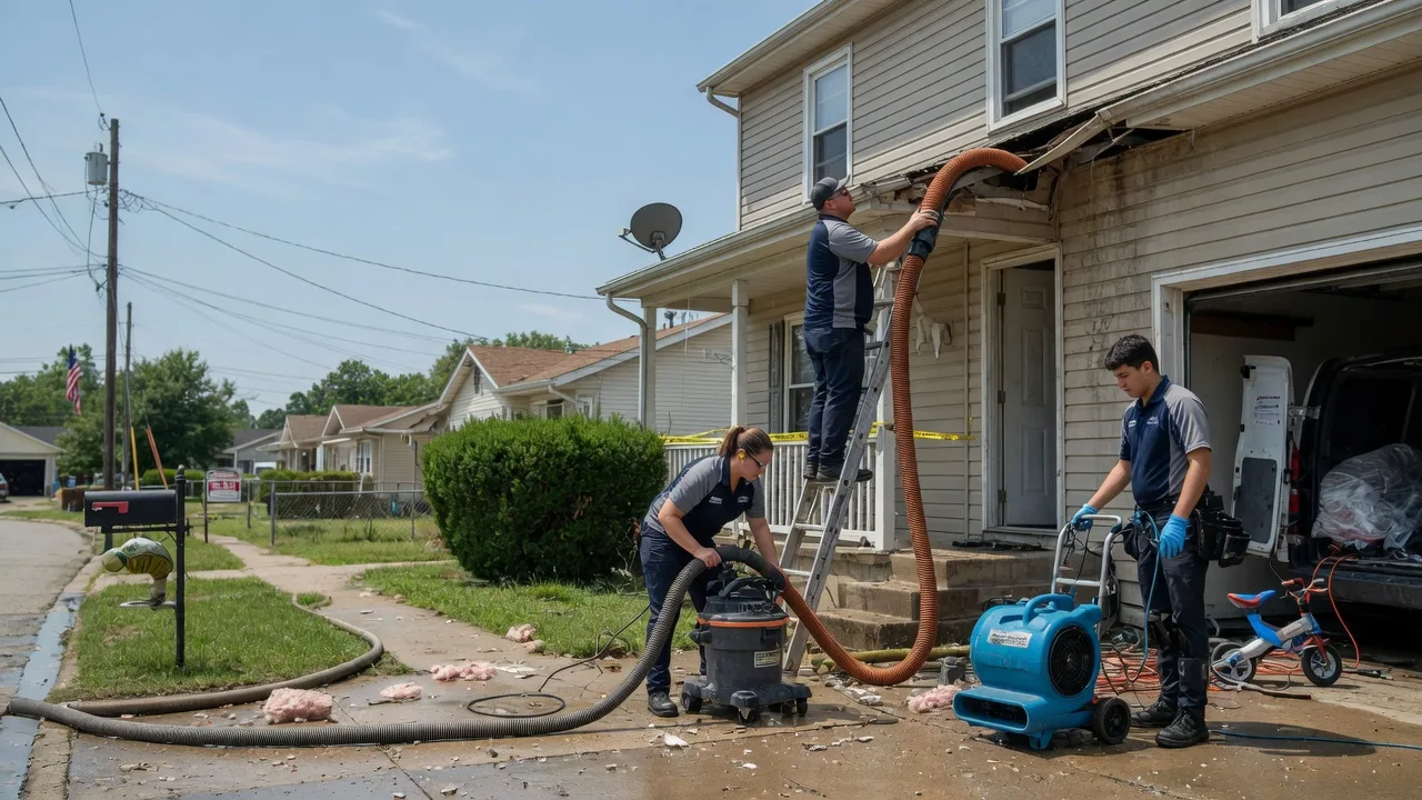 Water Damage Restoration in Weleetka, OK near me